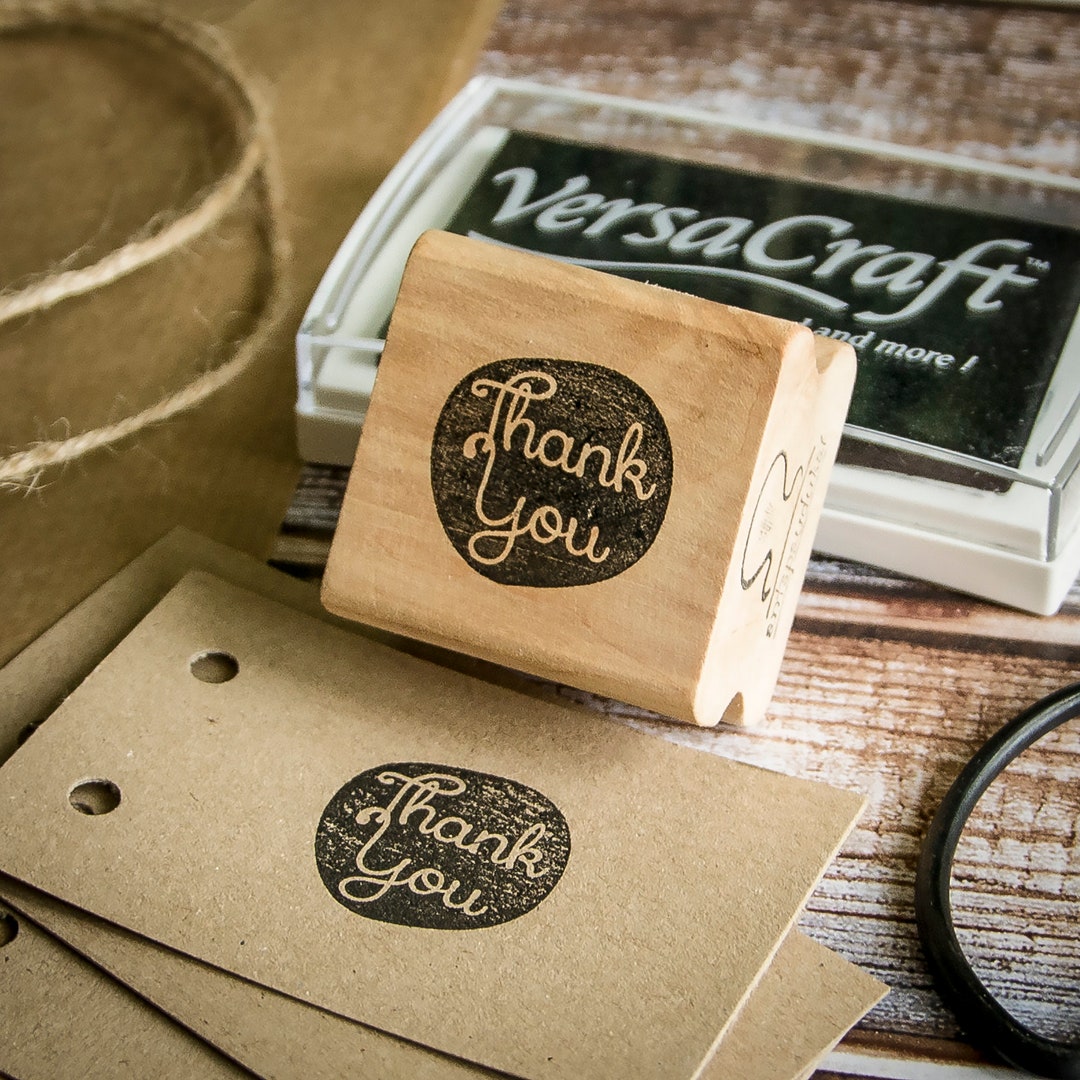 Thank You Rubber Stamp Thank You Stamp Thank You Wedding - Etsy