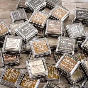 Small Pigment Ink Pads - DELICATA for Rubber stamps, This ink is perfect for scrapbooking, card making, and more.