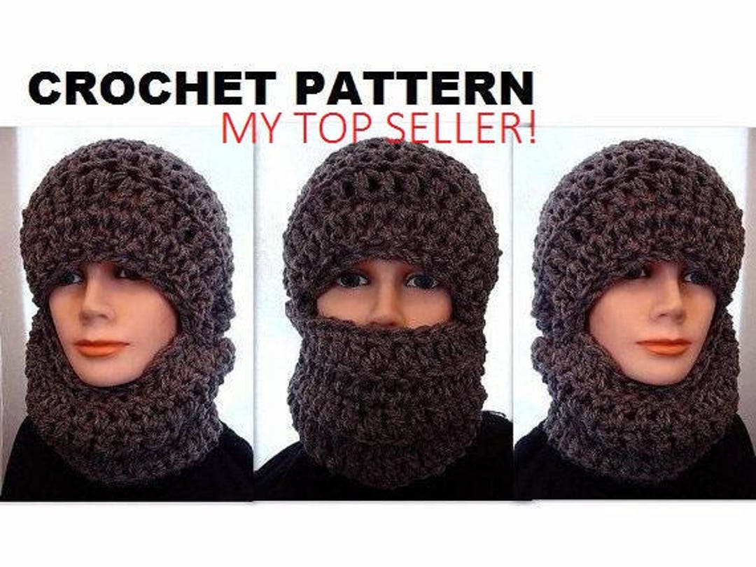 HAT Crochet Pattern, Ski Mask Unisex Chunky Style Winter Hat, Adult Size, #ch5, See This Listing for a Free Headband Pattern - Etsy HAT Crochet Pattern, Ski Mask Unisex Chunky Style Winter Hat, Adult Size, #ch5, See This Listing for a Free Headband Pattern - Etsy