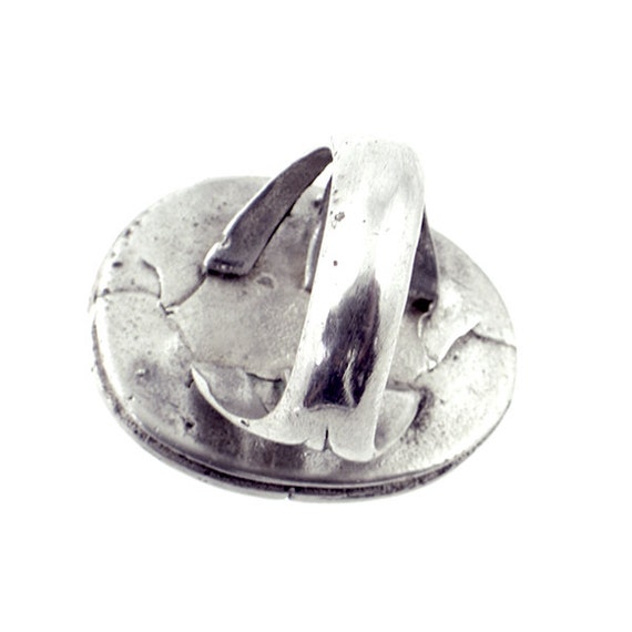 Vintage Silver & Turquoise Ring -  Southwestern S… - image 5