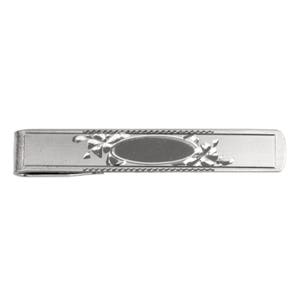 Slim Sterling Silver Money Clip with Engravable Area - Original Box - Mid-Century -  2 3/8" Wide