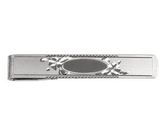 Mid-Century Sterling Silver Money Clip with Engravable Area - Original Box