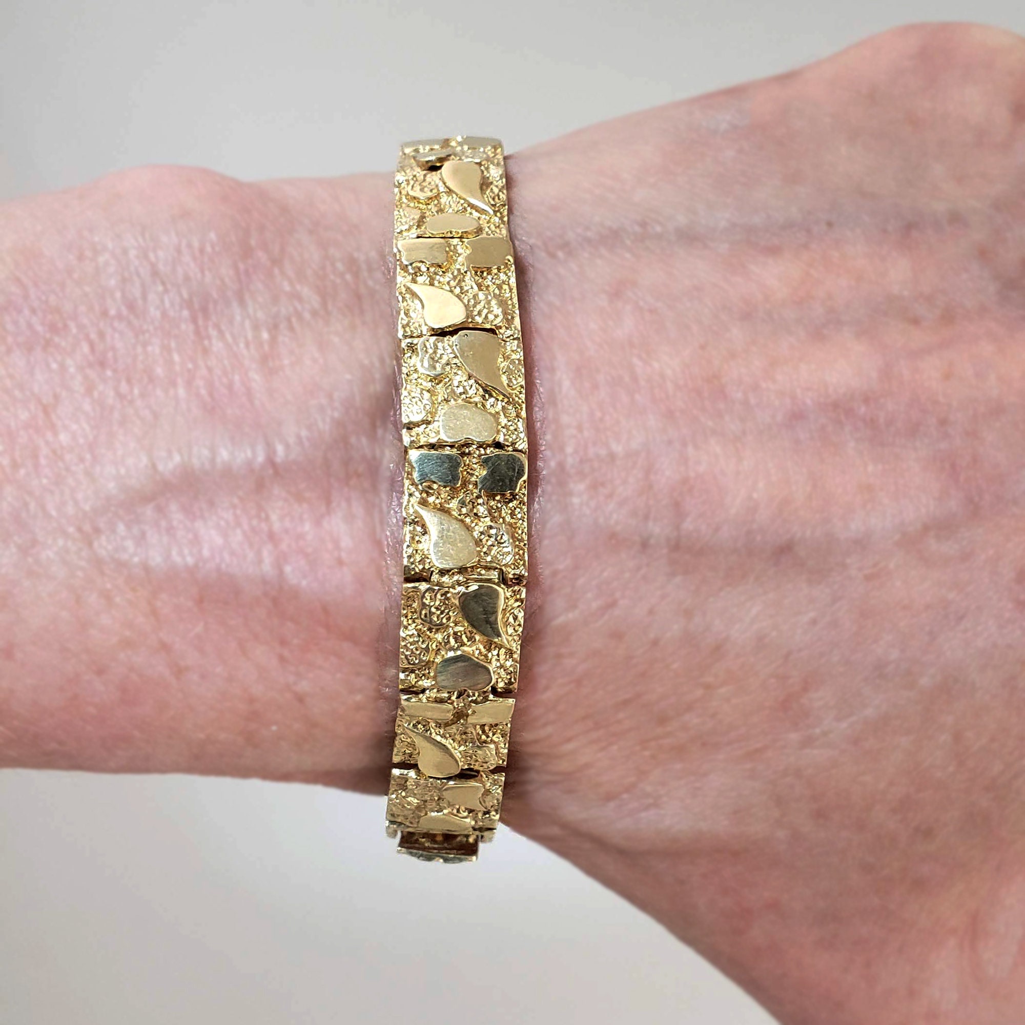 18K Gold Shaped Buckle Bracelet … curated on LTK