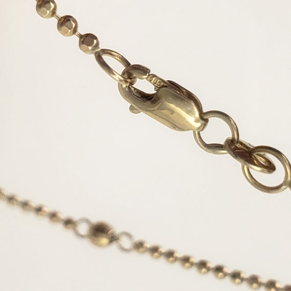 Sexy 14K Gold Bead Chain Anklet with Hearts - 10 … - image 8