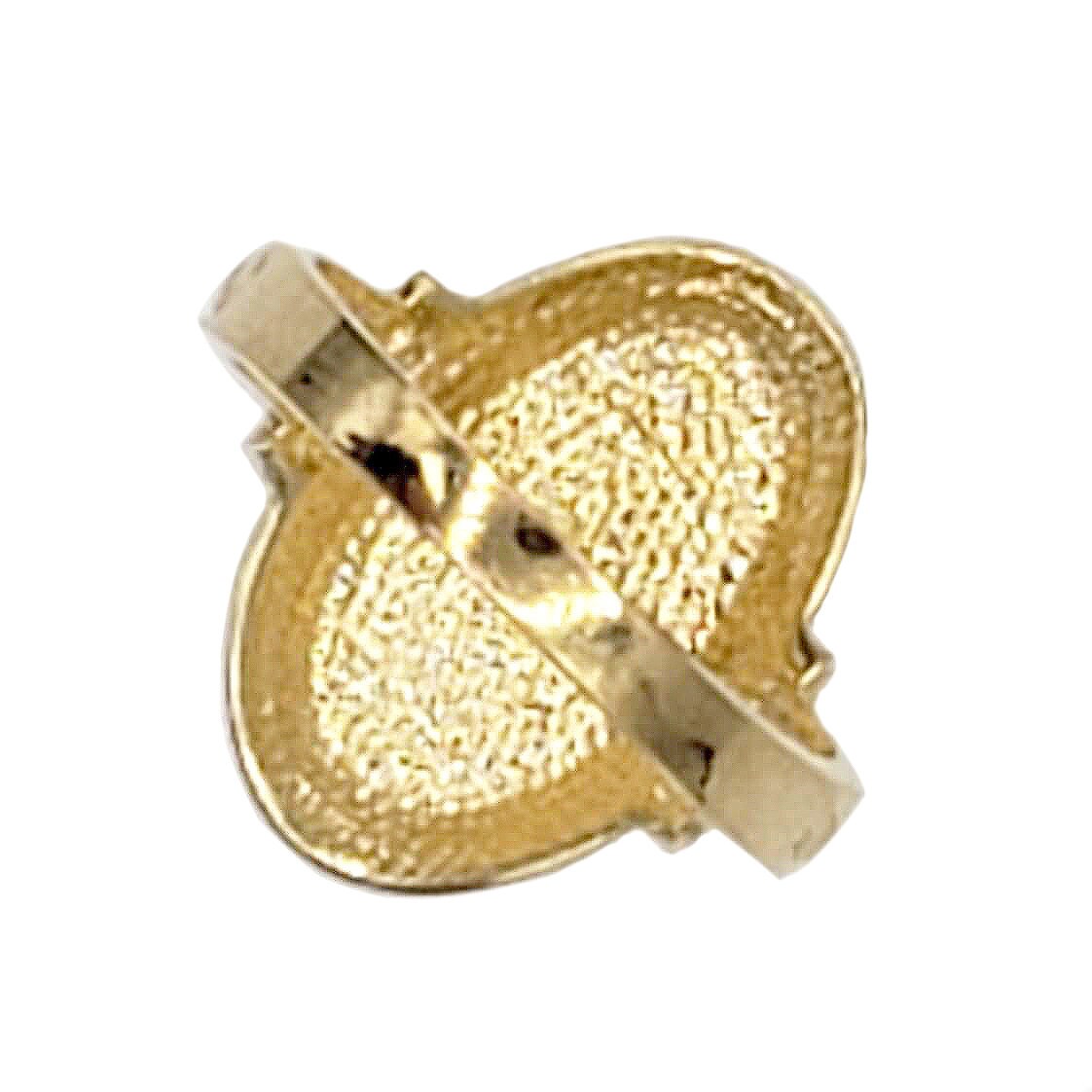ゴールデンウィークラストSALE❕ ゴールド【 4mm×23mm 】18k Vintage 14K Yellow Gold 3 ct tw Diamond Cocktail Ring Size 4
