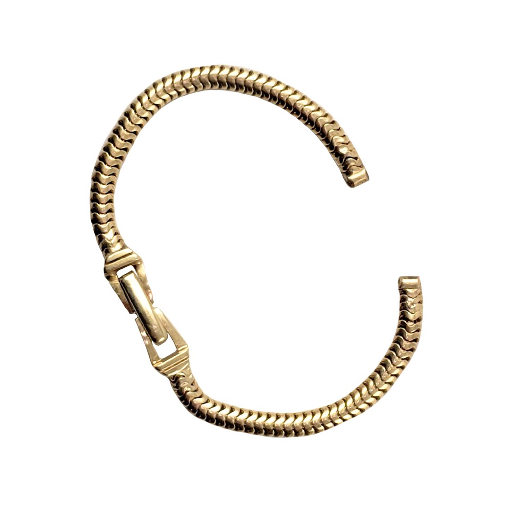 【VINTAGE HOLLYWOOD】Diagonal Snake Chain Bracelet〜2023秋 VINTAGE HOLLYWOOD】Diagonal Snake Chain Bracelet〜2023秋