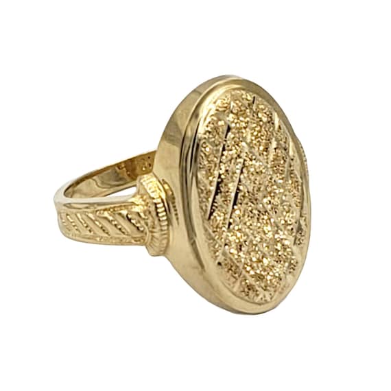 Amazon.com: 18K Gold Overlay Ring Findings RG-103-9MM