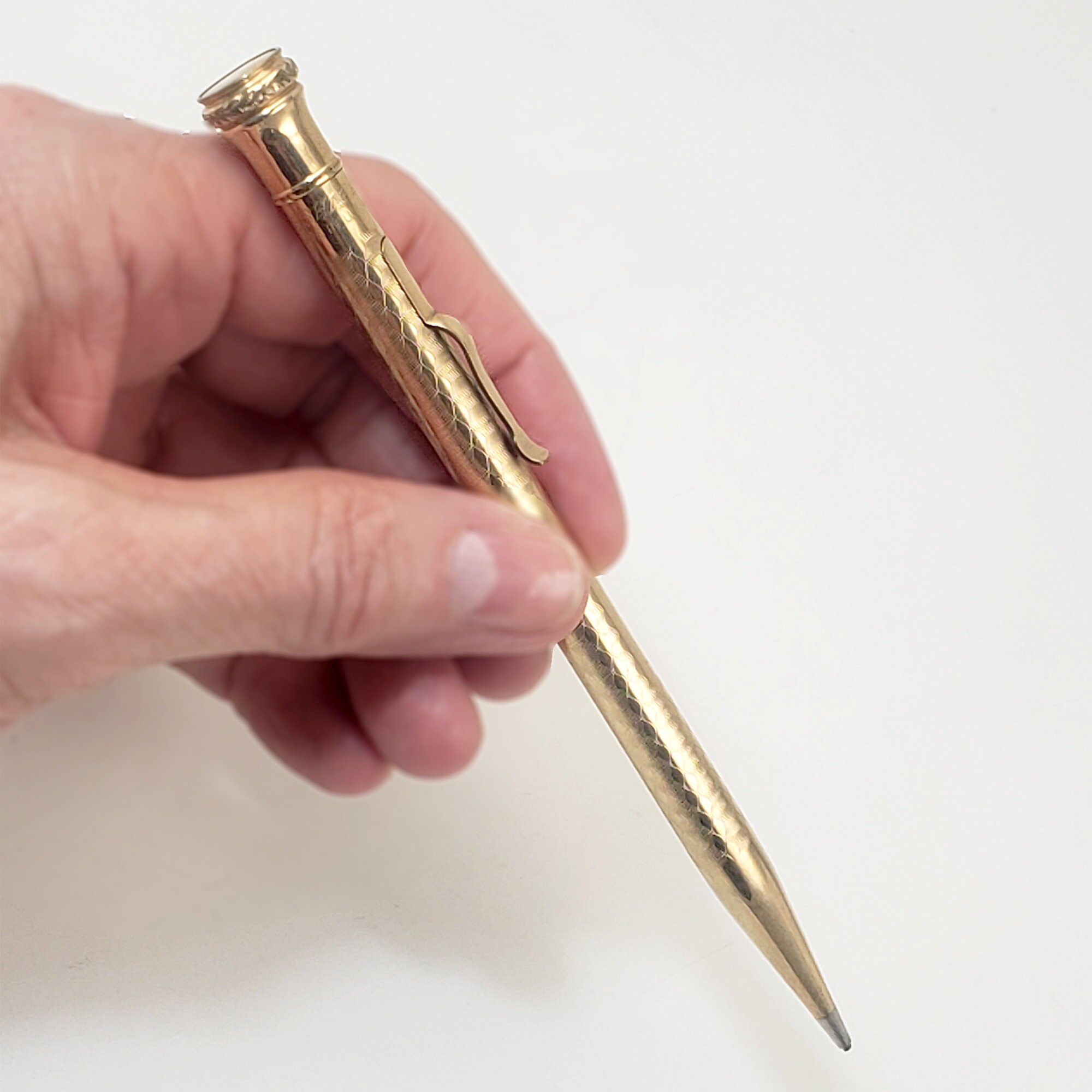 Antique Wahl Eversharp Co. Gold Filled Zigzag Pattern