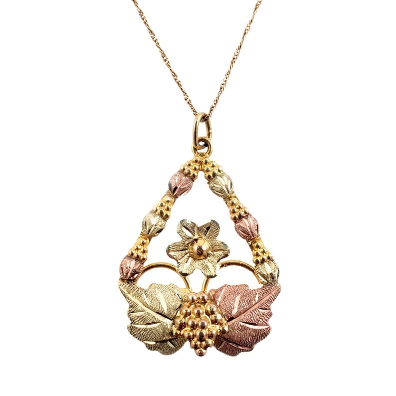 Vintage black hills gold necklace Clearance