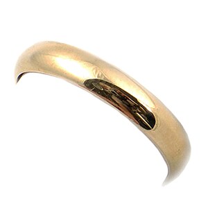 Mens 14K Gold Wedding Band - Traditional Vintage Wedding Ring - Size 13.75