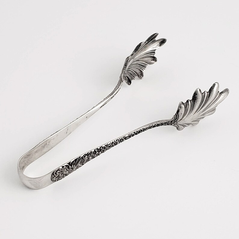 Antique Sterling Silver Ice Tongs by S. Kirk & Son Etsy