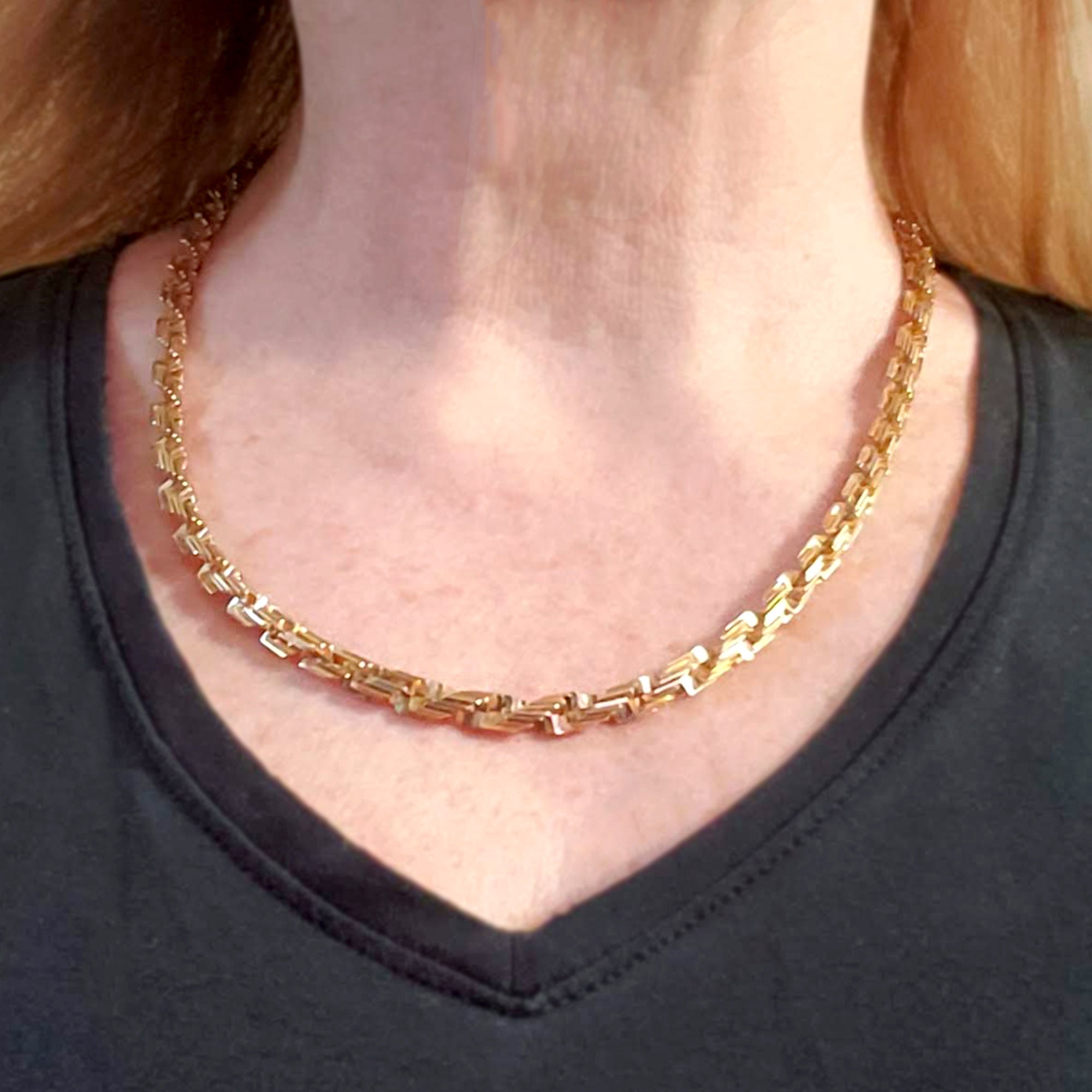 ◆STONEHENgE◆ Braid 14K Necklace SA25A34U4R ◇STONEHENgE◇ Braid 14K Necklace SA25A34U4R