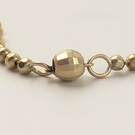 Sexy 14K Gold Bead Chain Anklet with Hearts - 10 … - image 7