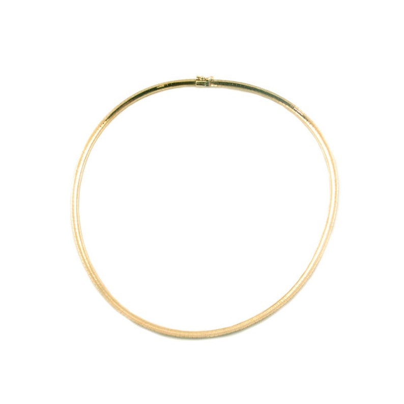Vintage 10K Gold Necklace Flexible Cocoon Chain Neckpiece in | Etsy