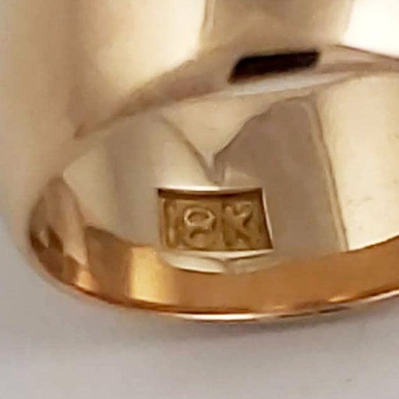 18K Gold Wedding Band - 1/4 ozt. - Ladies Vintage… - image 10