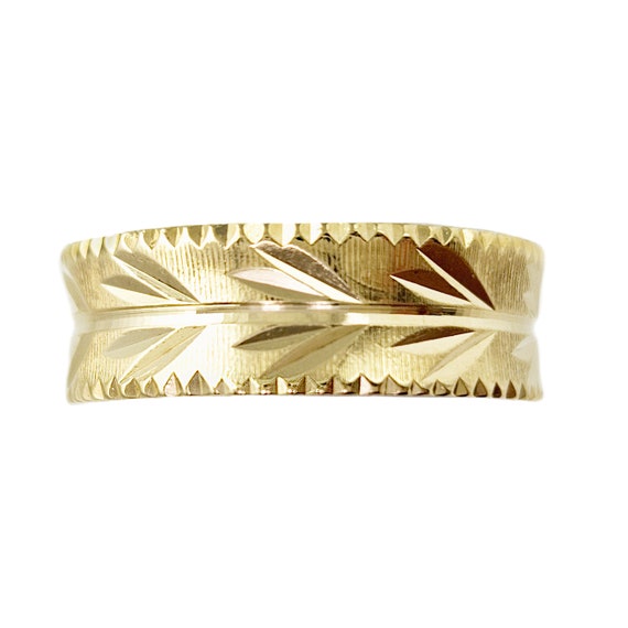 Beautiful 14K Gold Wedding Band or Fashion Ring w… - image 1