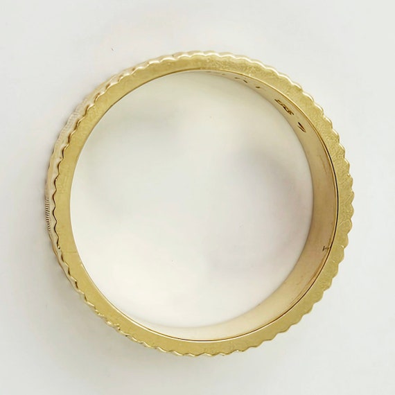 Beautiful 14K Gold Wedding Band or Fashion Ring w… - image 9