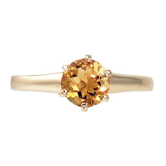 10k gold citrine ring deals