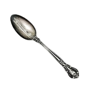 Antique Brooklyn Bridge Sterling Souvenir Spoon - Gorham Chantilly Pat 95 - 5.75&quot; Long