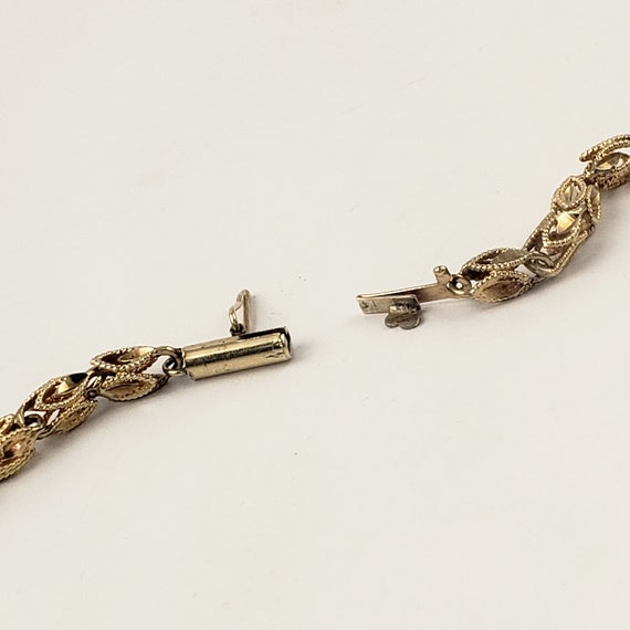 Vintage 14K Gold Fancy Chain Necklace - Almost 1/… - image 9