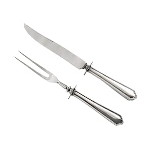 Vintage Carving Set in Sterling Silver and Stainless - Webster Company - 10.5" Long
