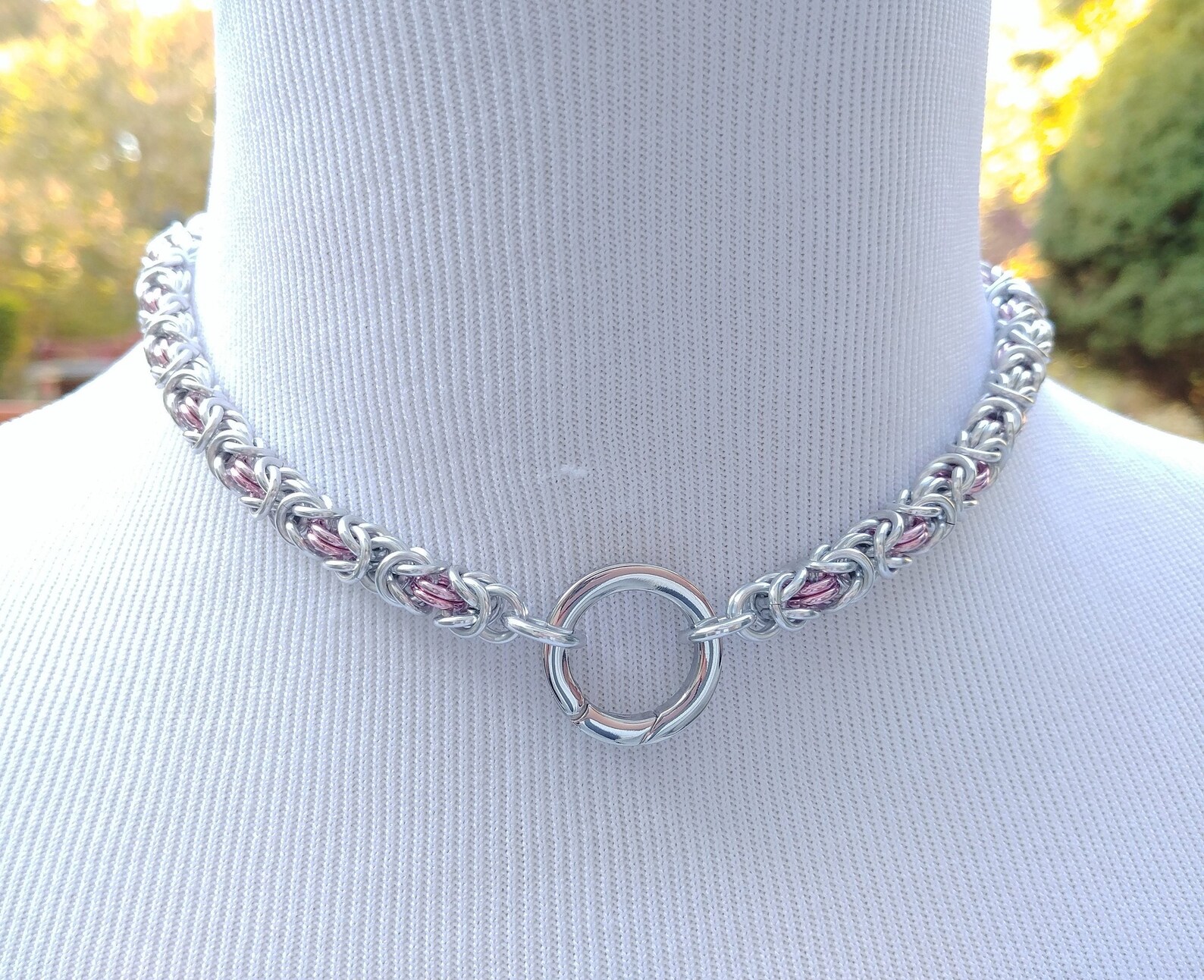 Discreet Symbolic O Ring Day Collar BDSM Submissive Day Etsy