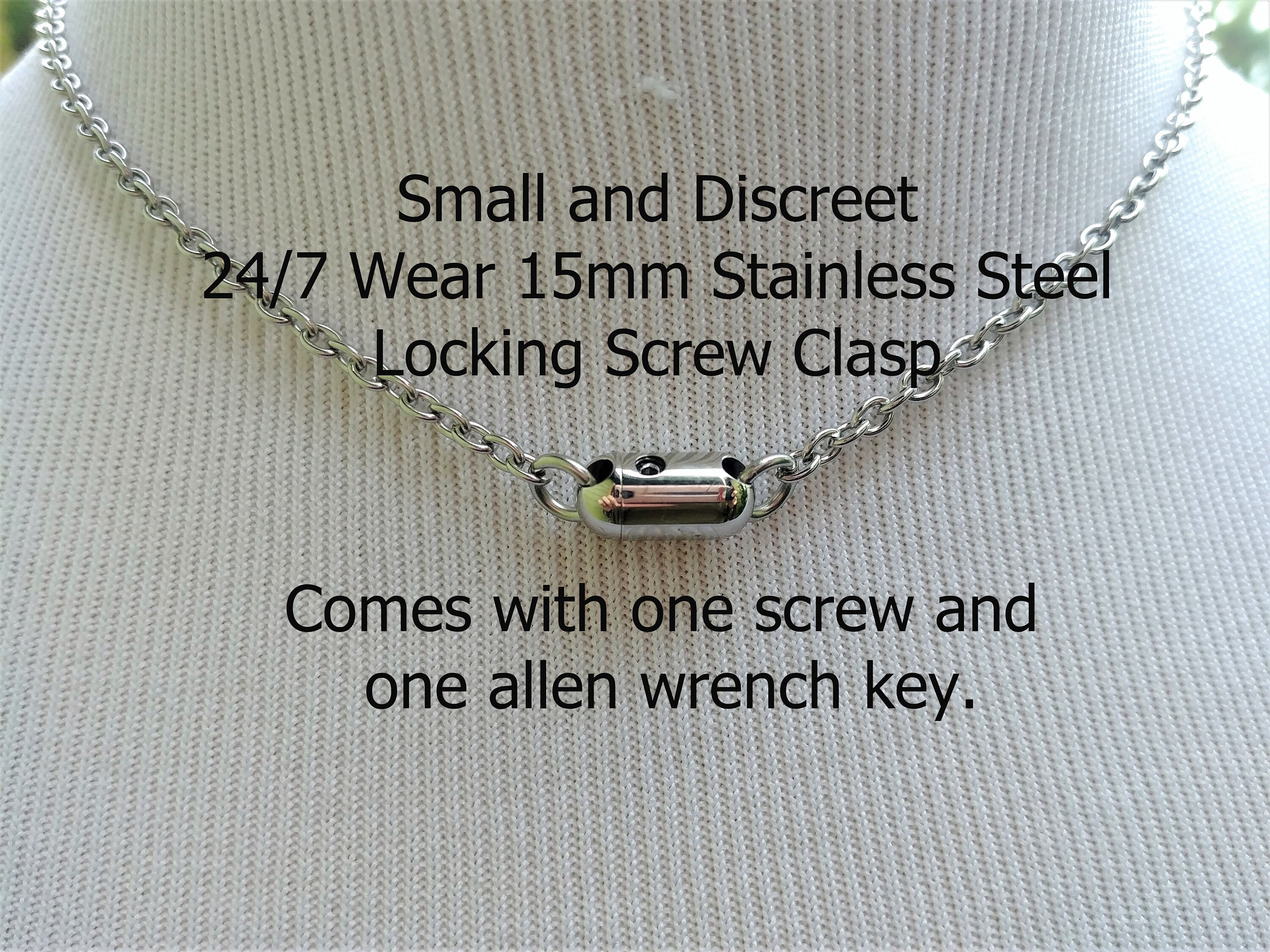 Discreet Symbolic O Ring Day Collar With Hex Lock Option and Etsy