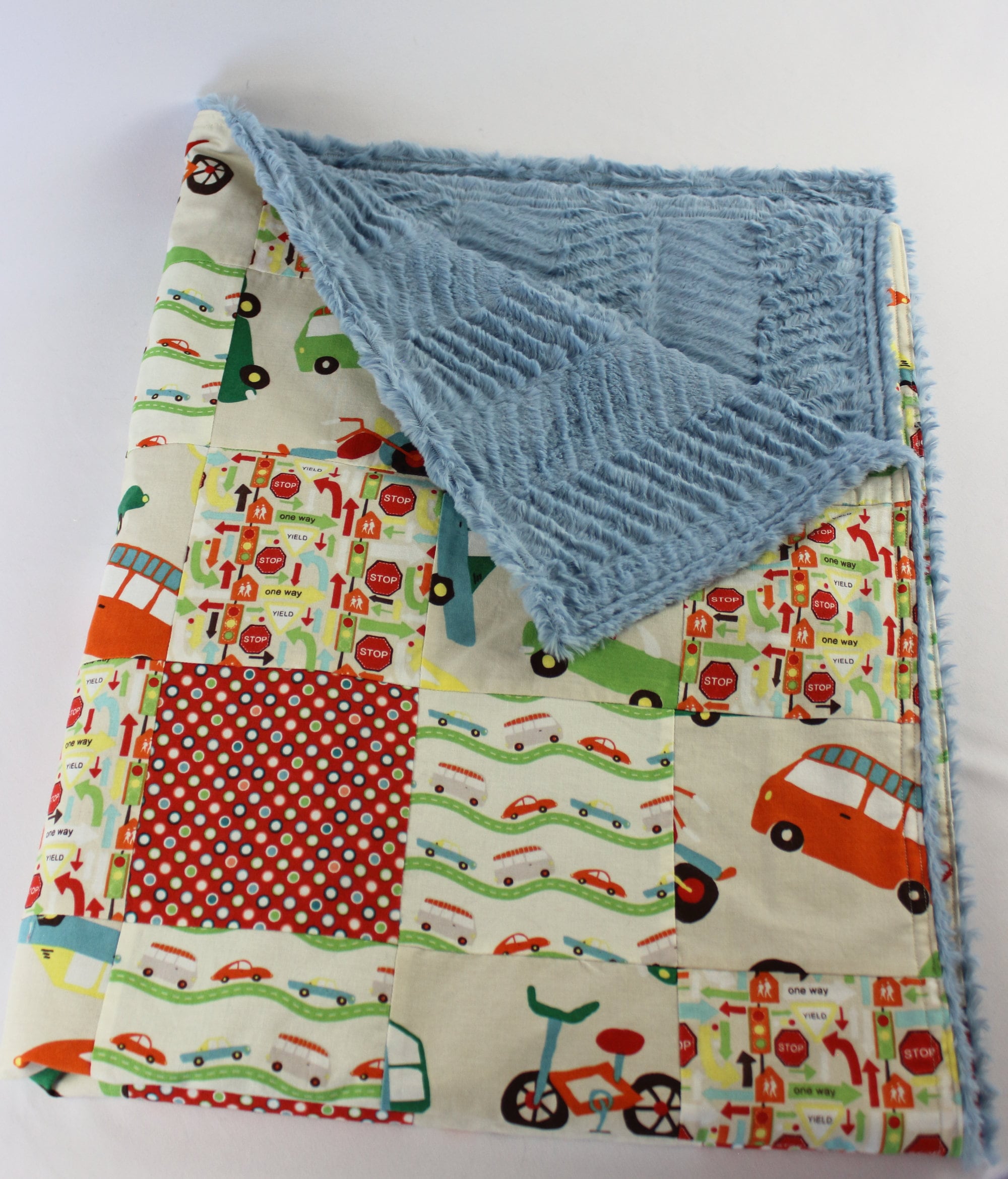 Cars Blanket/ Cars Nursery/ Cars Minky Blanket/ Cars Stroller Blanket