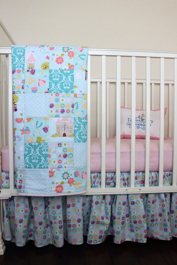 Princess Crib Bedding Princess Crib Set Princess Bedding Etsy