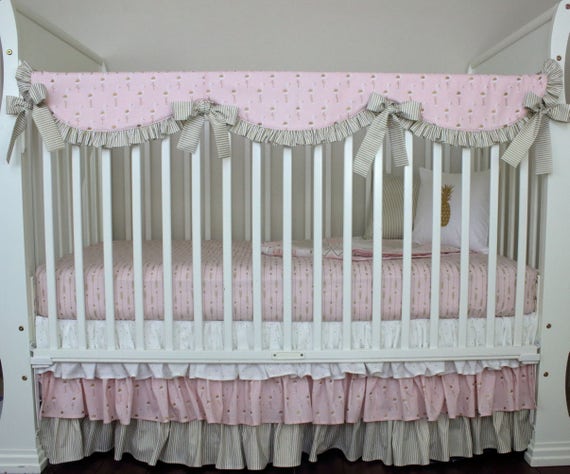 flamingo crib set