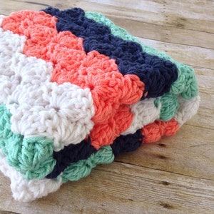 Baby Blanket Crochet Pattern - Easy Baby Afghan- Unisex Crochet Baby Blanket - Gender Neutral Baby Shower Gift