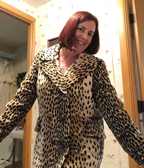 Leopard Print Coat