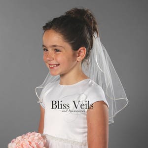 Confirmation Veil - Flower Girl Veil - Fast Shipping!