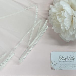 Pearl First Communion Veil image 6