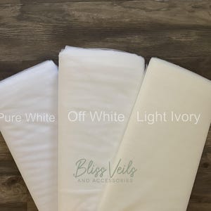First Communion Veil with Scalloped Lace Edge afbeelding 5