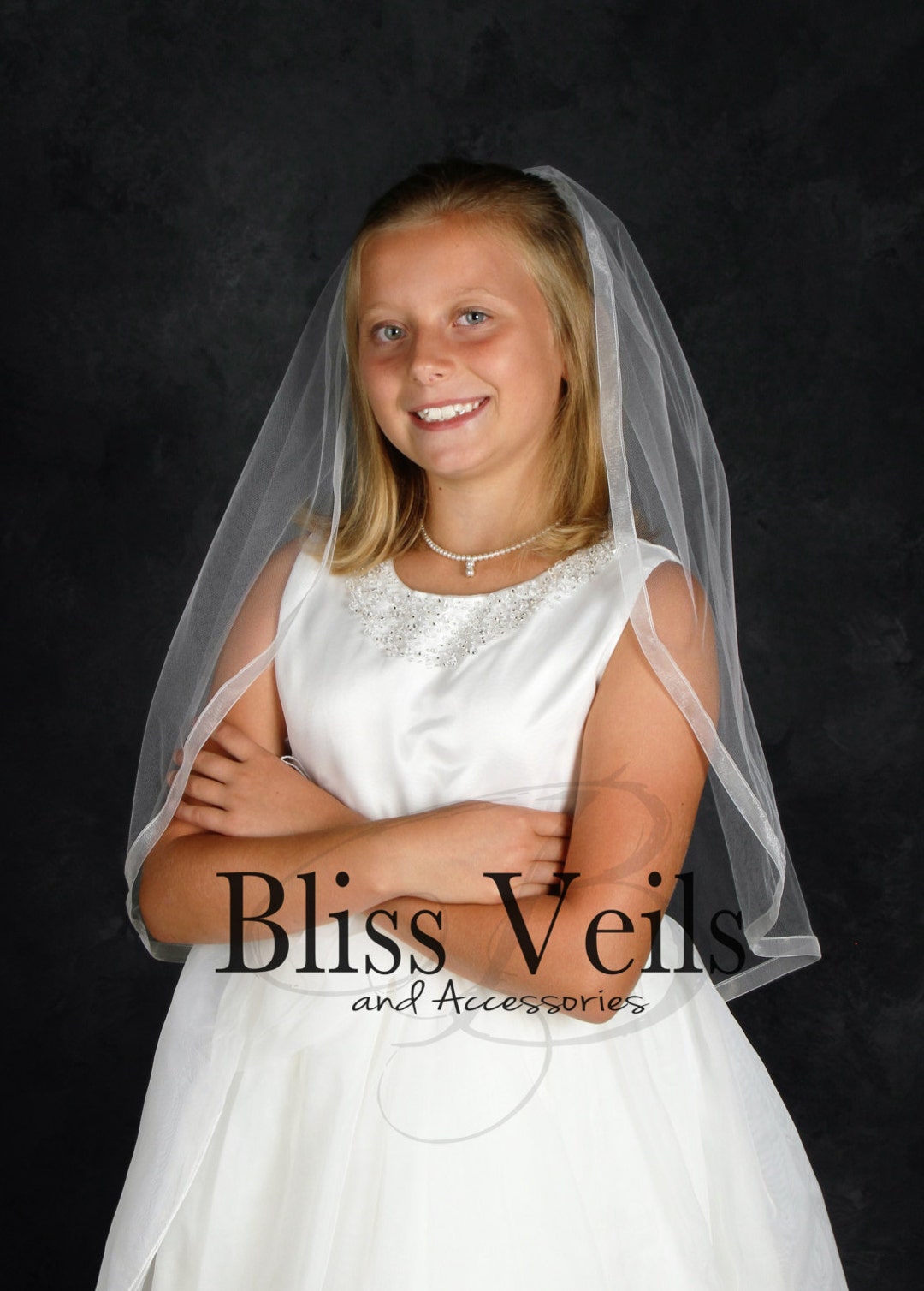 First Holy Communion Veil Several Lengths & Colors - Etsy