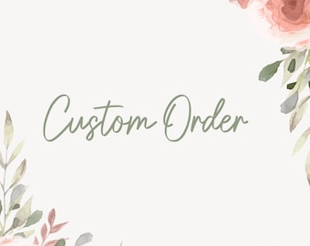 Custom order Fee