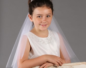 First Communion Veil with Tiara