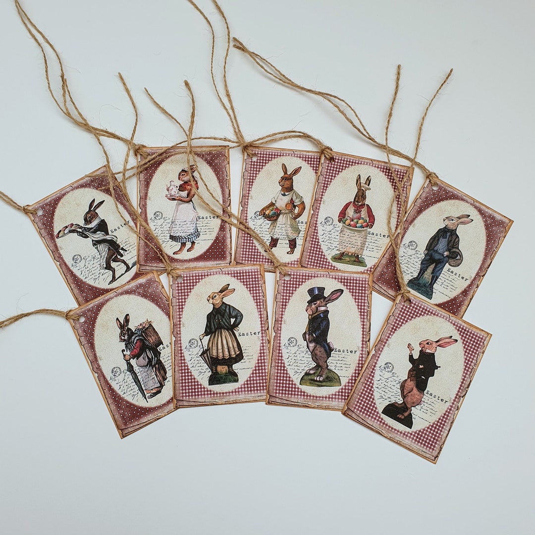ANTHROPOMORPHISM, Anthropomorphic, Victorian Rabbits, Easter Bunnies in ...