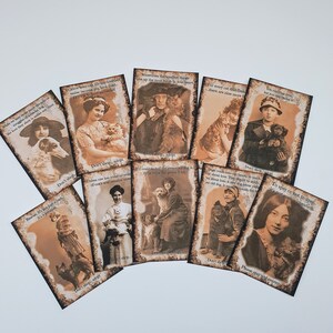 SAUVETAGE DES ANIMAUX, cartes postales plates de journalisation du bien-être animal, cartes éphémères sur les droits des animaux, protection des animaux ou militante, idée cadeau vétérinaire