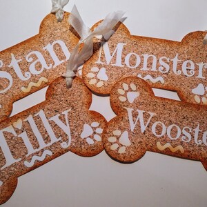 PERSONALISED PET GINGERBREAD Christmas tags - Hand cut - Animal tags - Cat tags - Dog tags - Fur baby tags - Fish tags - Bone tags