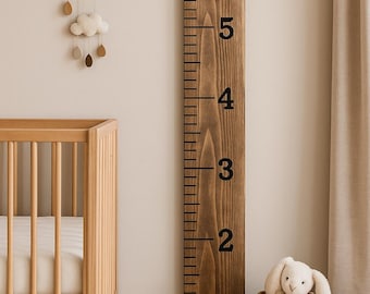 Wood Design Growth Chart Ruler: Nursery Wall Art (Digital Download)