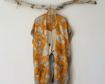 Kimono, SPRING GARDEN , bohemian kimono, floral