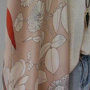 Kimono, FALL GARDEN , bohemian kimono, floral image 8