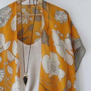 Kimono, SPRING GARDEN , bohemian kimono, floral image 9
