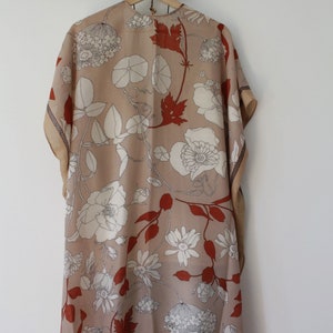Kimono, FALL GARDEN , bohemian kimono, floral image 4