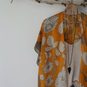 Kimono, SPRING GARDEN , bohemian kimono, floral image 4