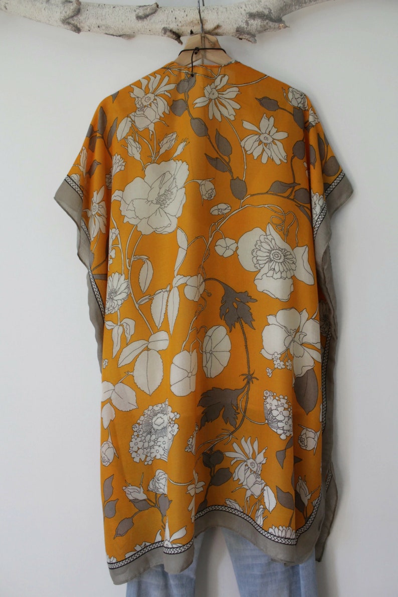 Kimono, SPRING GARDEN , bohemian kimono, floral image 7