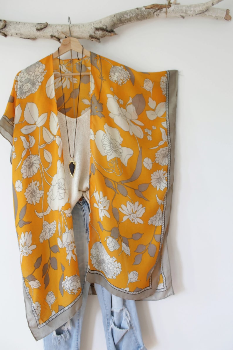 Kimono, SPRING GARDEN , bohemian kimono, floral image 2