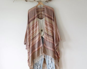 Kimono, MAROKKO Nr. 4, Jacke, Mantel, Umhang, Boho, Schal, Wickeltuch, Sommer, einzigartig, Boho, Braut, Brautjungfern, Frauen, Kleidung